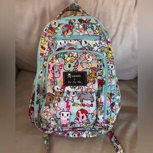 tokidoki x Ju-Ju-Be Multicolor Baby Backpack - Pastel Blue, Pink, Yellow